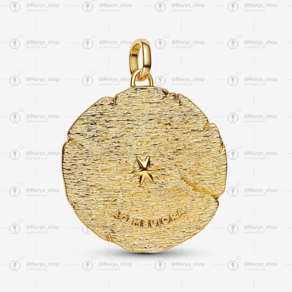 Pandora Crossing Arrows Oversized Medallion Charm|Pendant - Picture 3 of 5